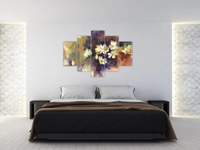 Tablou - Magnolii albe, pictură (150x105 cm)