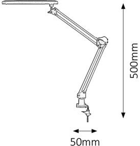 Rabalux 4420 - LED Lampa de masa RAUL LED/5,6W/230V