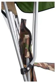 JAKS Scaun de pescuit cu baldachin Panama camo 23672