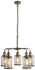 Lustra rustica design traditional Pipes 5L 1265-5AB SRT