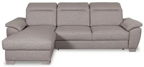 Coltar Extensibil Cu Insula Stanga Dax, 5 Locuri, Lada De Depozitare, Gri, 299 Cm