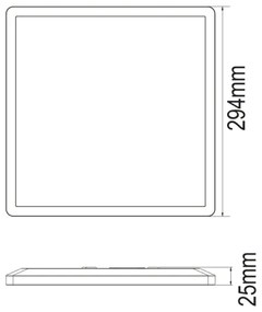 Plafonieră LED pentru baie Globo 41563-18B SAPANA LED/18W/230V IP44