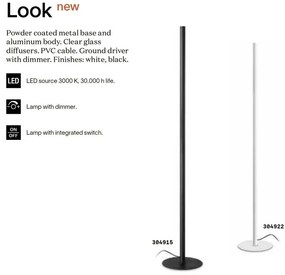 Lampadar/Lampa de podea LED design modern minimalist Look pt1 alb