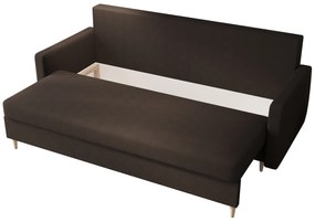 Canapea două locuri Aura (Maro închis). 1056634