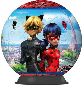 PUZZLE 3D MIRACULOUS, 72 PIESE - RAVENSBURGER (RVS3D11167)