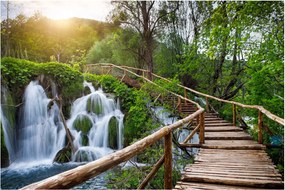 Tablou - Lacurile Plitvice (90x60 cm)