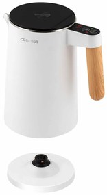 Fierbător electric Concept RK3300 inoxSalt & Pepper 1,5 l, alb, alb