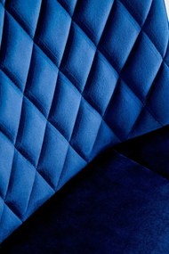 Scaun K520 velvet bleumarin