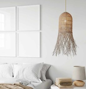 Lustra/Pendul ratan natural boho style Selby