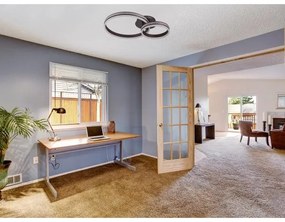 Plafonieră LED dimabilă 110W/230V 3000-6500K + telecomandă