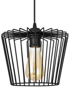 Lustră pe cablu TORRI 3xE27/15W/230V negru