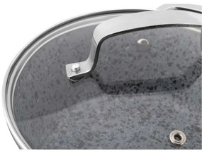 Lamart LT1252 cratiță cu capac Granit, diametru 18cm