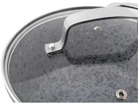 Lamart LT1252 cratiță cu capac Granit, diametru 18cm