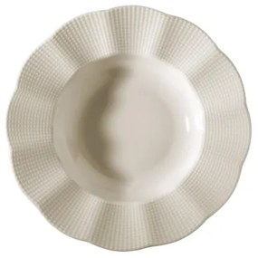 Set de veselă, 26 piese, porțelan alb