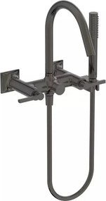 Baterie cada - dus Ideal Standard Atelier Joy Neo gri Magnetic Grey dubla comanda cu set de dus