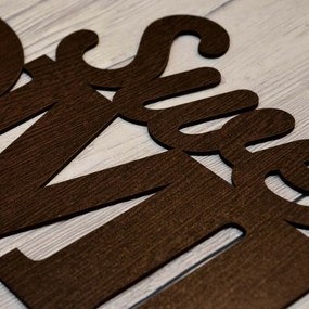 DUBLEZ | Decorațiune din lemn pentru perete - Sweet Home