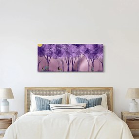 Tablou - Cerbi în pădurea magică (120x50 cm)