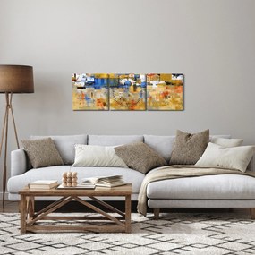 Tablou - Zidul plângerii, Ierusalim, Israel (cu ceas) (90x30 cm)