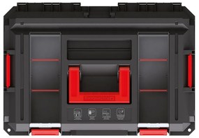 Cutie de scule A, 16 inch, organizator, negru