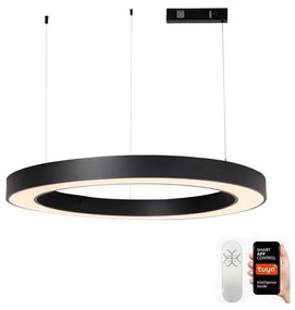 Lustră LED dimabilă pe cablu Immax NEO 07211L PASTEL 68W/230V Tuya negru + telecomandă