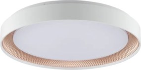 Brilliant - Plafonieră LED dimabilă WALDO LED/36W/230V alb/aur roz + telecomandă
