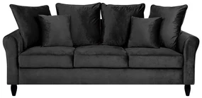 Canapea 3 locuri Banbury (negru) . 1008563
