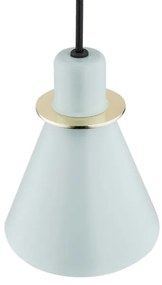 Lustră pe cablu BEVERLY 1xE27/15W/230V albastră/aurie Argon 4682