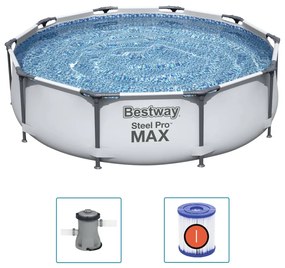 Bestway set de piscină steel pro max, 305 x 76 cm