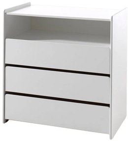 Comodă pentru copii Vipack Kiddy, alb