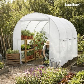 Cort din folie 200x200x300 cm cu cadru ranforsat + folie albă