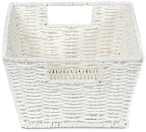Coș tricotat compactor 31 x 24 x 14 cm, negru