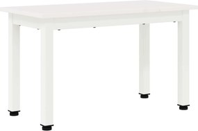 vidaXL Masă de cafea Alb 60 x 30 x 36 cm Lemn de pin masiv