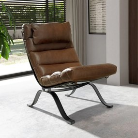 Fotoliu design LUX Dark Brown Leather