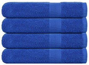 vidaXL Prosoape pentru saună 4 buc Albastru 360 g/m² 100% bumbac