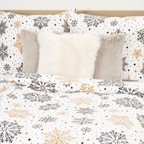 Lenjerie de pat din microflanel 4Home Golden Frost, 140 x 220 cm, 70 x 90 cm