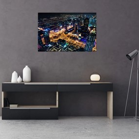 Tablou cu oraș nocturn (90x60 cm)