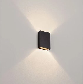 Aplica lumina ambientala pentru fatade IP65 SAM negru