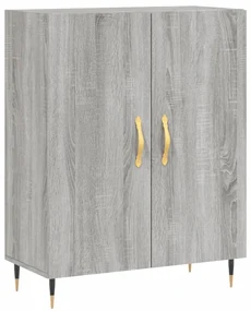 827706 vidaXL Dulap, gri sonoma, 69,5x34x90 cm, lemn compozit
