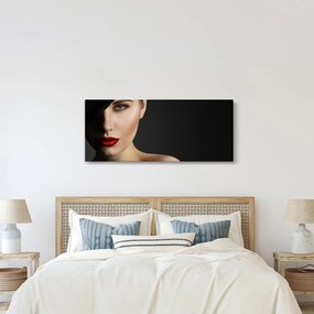 Tablou - Portretul femeii cu pălărie (120x50 cm)