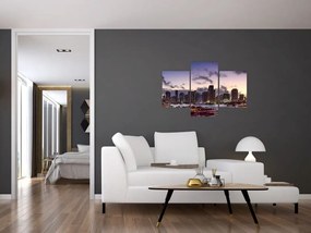 Tablou cu - metropolă cu zgârăie nori (90x60 cm)