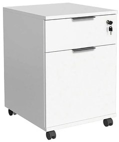 Container birou 61x41 cm, alb