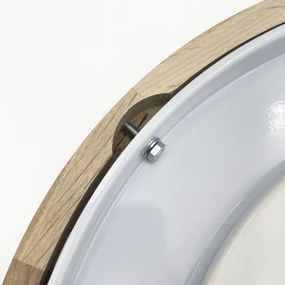 Brilagi - Lustră LED pe cablu CARVALHO MODERN 3xE27/60W/230V stejar diam. 47,5 cm