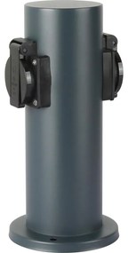 Stâlp de prize de exterior Brilagi PILLAR 2Z 230V IP44 antracit