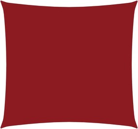 vidaXL Parasolar, roșu, 3,6x3,6 m, țesătură oxford, pătrat