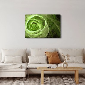 Tablou - Abstract Rose Green (90x60 cm)