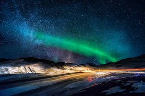 Fotografie de artă Aurora Borealis, Iceland, Arctic-Images, (40 x 26.7 cm)