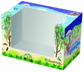 Mole într-o călătorie ,din lemn 2 culori într-o cutie