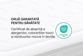 Saltea iSleep, Ice Hybrid, 90x190x28, Medie-tare