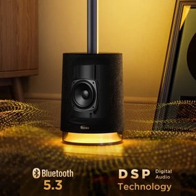 Lampadar LED cu difuzor Govee Pro RGBICWW Wi-Fi + telecomandă