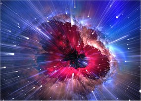 Tablou pe sticlă - Energia universului (70x50 cm)